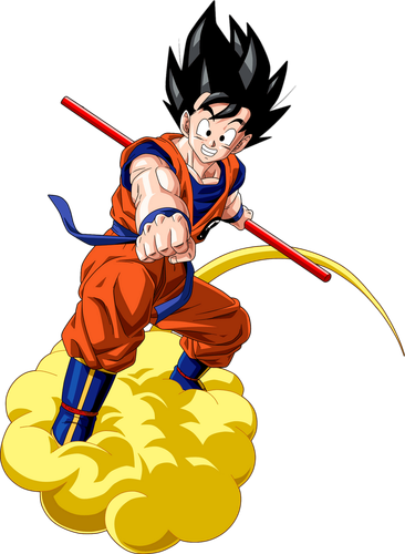 goku on cloud